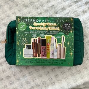 NWT LIMITED EDITION Sephora Favorites Holiday Sparkly Clean Set